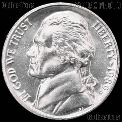 1989-P Jefferson Nickel Gem BU (Brilliant Uncirculated)