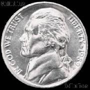 1989-P Jefferson Nickel Gem BU (Brilliant Uncirculated)