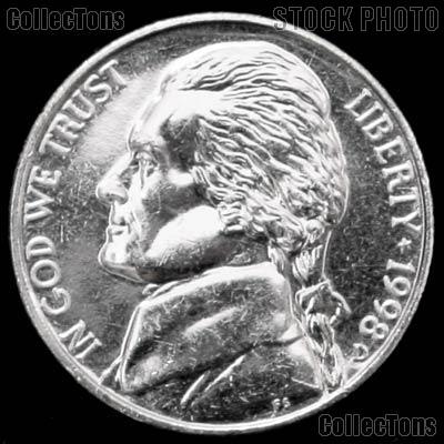 1998-D Jefferson Nickel Gem BU (Brilliant Uncirculated)