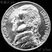 1998-D Jefferson Nickel Gem BU (Brilliant Uncirculated)