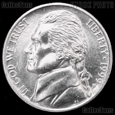 1999-P Jefferson Nickel Gem BU (Brilliant Uncirculated)