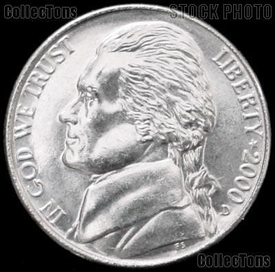 2000-D Jefferson Nickel Gem BU (Brilliant Uncirculated)