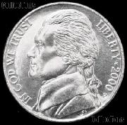 2000-P Jefferson Nickel Gem BU (Brilliant Uncirculated)