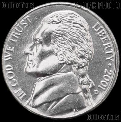 2001-D Jefferson Nickel Gem BU (Brilliant Uncirculated)