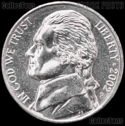 2002-P Jefferson Nickel Gem BU (Brilliant Uncirculated)