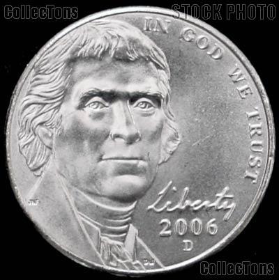 2006-D Jefferson Nickel Gem BU (Brilliant Uncirculated)