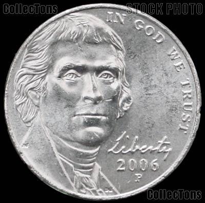 2006-P Jefferson Nickel Gem BU (Brilliant Uncirculated)