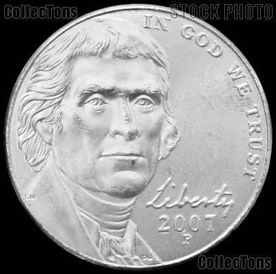 2007-P Jefferson Nickel Gem BU (Brilliant Uncirculated)
