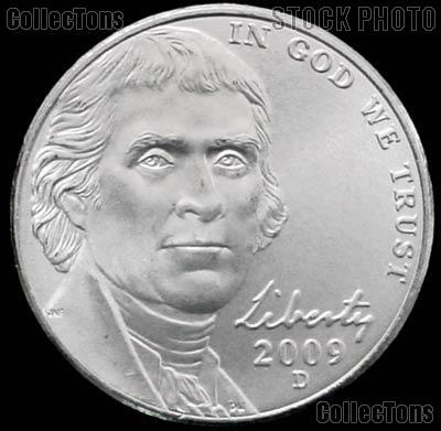 2009-D Jefferson Nickel Gem BU (Brilliant Uncirculated)