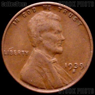 1939-S Wheat Penny Lincoln Wheat Cent Circulated G-4 or Better