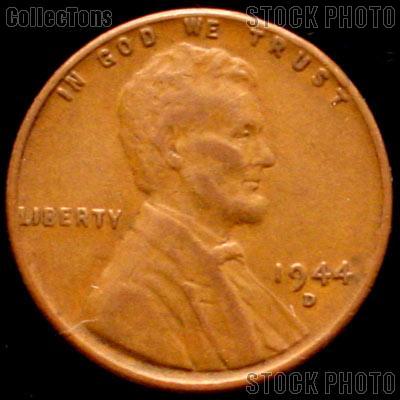 1944-D Wheat Penny Lincoln Wheat Cent Circulated G-4 or Better