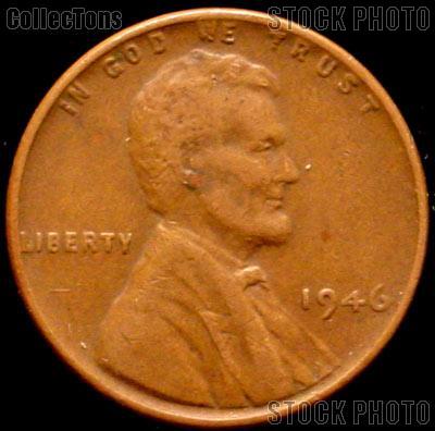 1946 Wheat Penny Lincoln Wheat Cent Circulated G-4 or Better