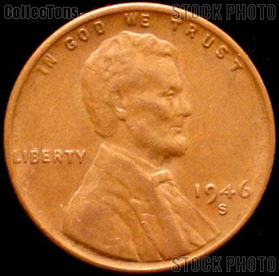 15% off 5+ 1946 S Lincoln Wheat Penny 