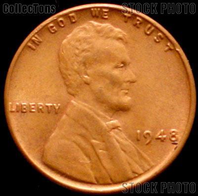 1948 Wheat Penny Lincoln Wheat Cent Circulated G-4 or Better