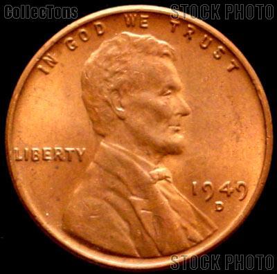 1949-D Wheat Penny Lincoln Wheat Cent Circulated G-4 or Better