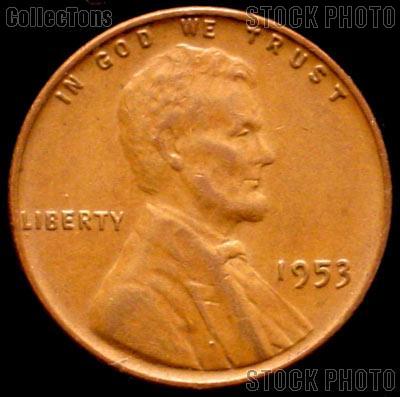 1953 Wheat Penny Lincoln Wheat Cent Circulated G-4 or Better