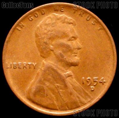 1954-D Wheat Penny Lincoln Wheat Cent Circulated G-4 or Better