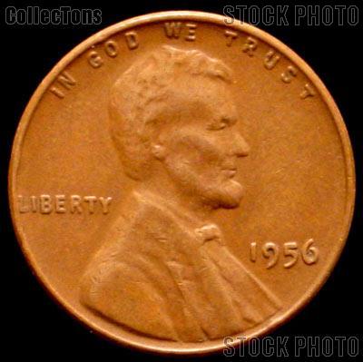 1956 Wheat Penny Lincoln Wheat Cent Circulated G-4 or Better
