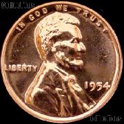 1954 Wheat Penny Lincoln Wheat Cent Gem PROOF RED