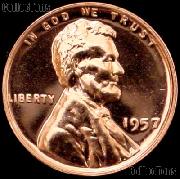 1957 Wheat Penny Lincoln Wheat Cent Gem PROOF RED