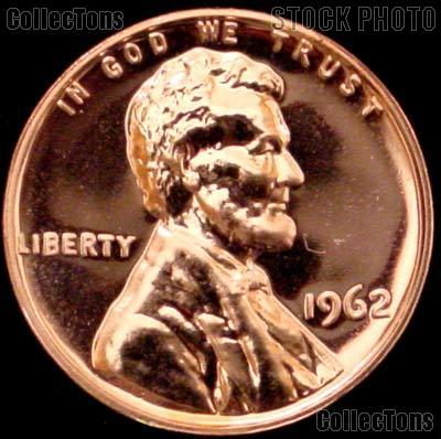 1962 Lincoln Memorial Penny Lincoln Cent Gem PROOF RED Penny