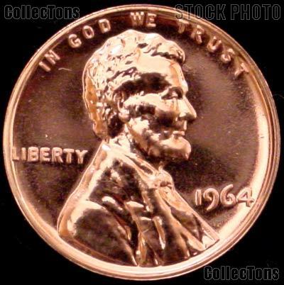 1964 Lincoln Memorial Penny Lincoln Cent Gem PROOF RED Penny