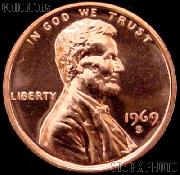 1969-S Lincoln Memorial Penny Lincoln Cent Gem PROOF RED Penny