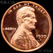 1970-S Large Date Lincoln Memorial Penny Lincoln Cent Gem PROOF RED Penny