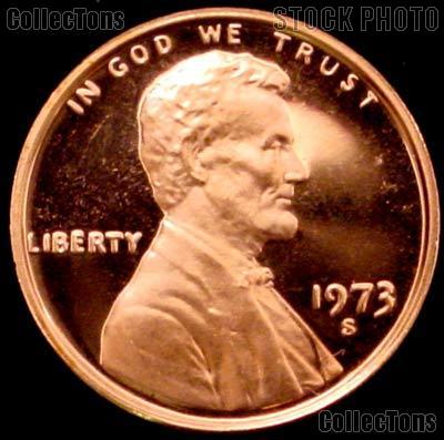 1973-S Lincoln Memorial Penny Lincoln Cent Gem PROOF RED Penny