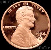 1974-S Lincoln Memorial Penny Lincoln Cent Gem PROOF RED Penny