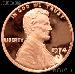1974-S Lincoln Memorial Penny Lincoln Cent Gem PROOF RED Penny