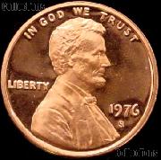 1976-S Lincoln Memorial Penny Lincoln Cent Gem PROOF RED Penny