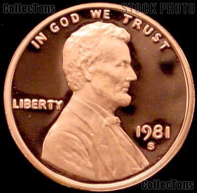1981-S Lincoln Memorial Penny Lincoln Cent Gem PROOF RED Penny