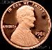 1981-S Lincoln Memorial Penny Lincoln Cent Gem PROOF RED Penny