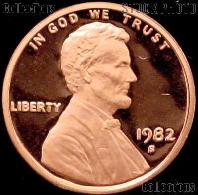 1982-S Lincoln Memorial Penny Lincoln Cent Gem PROOF RED Penny