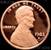 1982-S Lincoln Memorial Penny Lincoln Cent Gem PROOF RED Penny