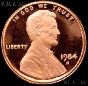 1984-S Lincoln Memorial Penny Lincoln Cent Gem PROOF RED Penny