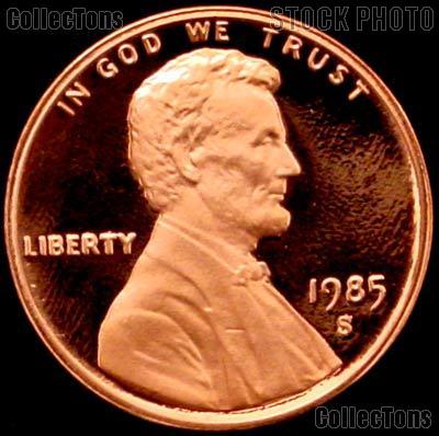 1985-S Lincoln Memorial Penny Lincoln Cent Gem PROOF RED Penny