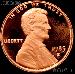 1985-S Lincoln Memorial Penny Lincoln Cent Gem PROOF RED Penny
