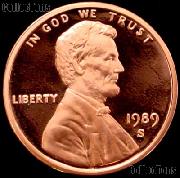 1989-S Lincoln Memorial Penny Lincoln Cent Gem PROOF RED Penny