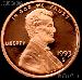 1993-S Lincoln Memorial Penny Lincoln Cent Gem PROOF RED Penny