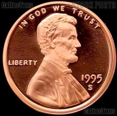 1995-S Lincoln Memorial Penny Lincoln Cent Gem PROOF RED Penny