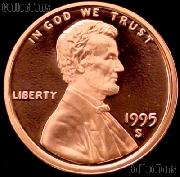 1995-S Lincoln Memorial Penny Lincoln Cent Gem PROOF RED Penny