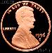 1996-S Lincoln Memorial Penny Lincoln Cent Gem PROOF RED Penny
