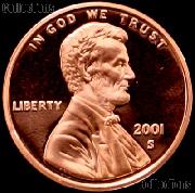 2001-S Lincoln Memorial Penny Lincoln Cent Gem PROOF RED Penny