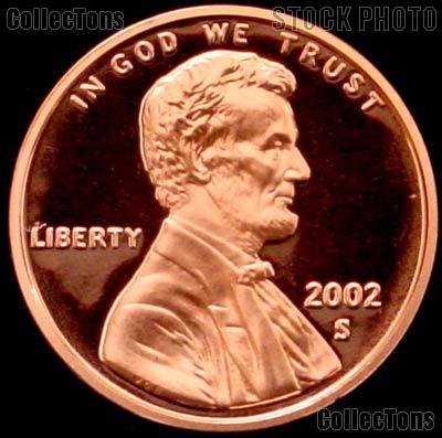 2002-S Lincoln Memorial Penny Lincoln Cent Gem PROOF RED Penny