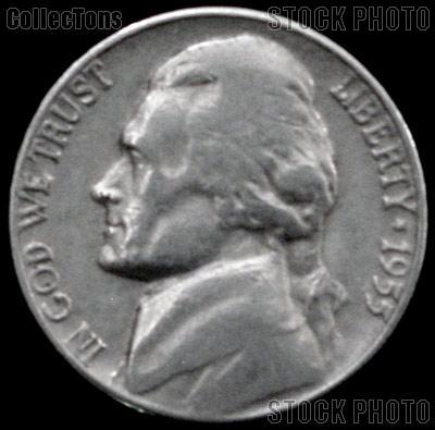 1955-D Jefferson Nickel Circulated G-4 or Better