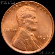 1936 Lincoln Wheat Cent GEM BU RED Penny for Album