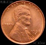 1938-D Lincoln Wheat Cent GEM BU RED Penny for Album