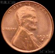 1938-S Lincoln Wheat Cent GEM BU RED Penny for Album